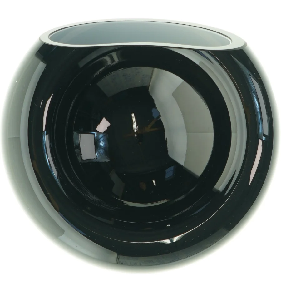 Eva Solo "Smilet" Sort skålvase (str. 21 x elve cm)