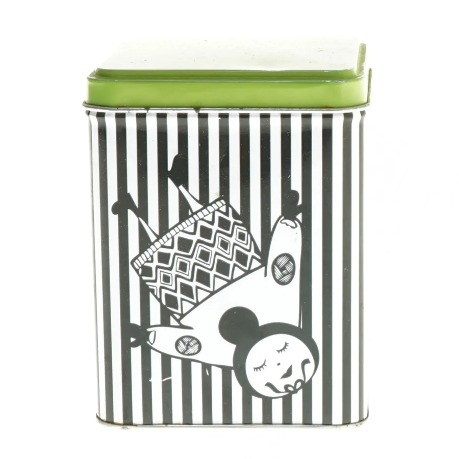 Dekorativ metalæske (str. 11,5x9x9 cm)