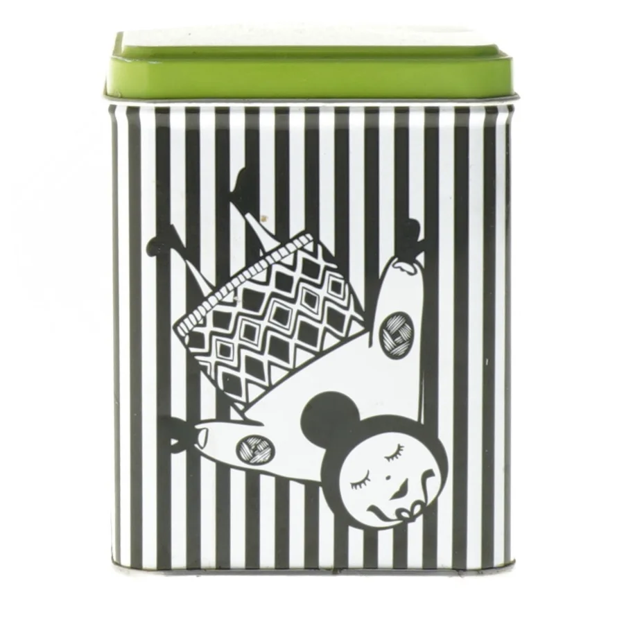 Dekorativ metalæske (str. 11,5x9x9 cm)