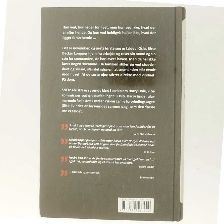 Snemanden af Jo Nesbø (Bog)