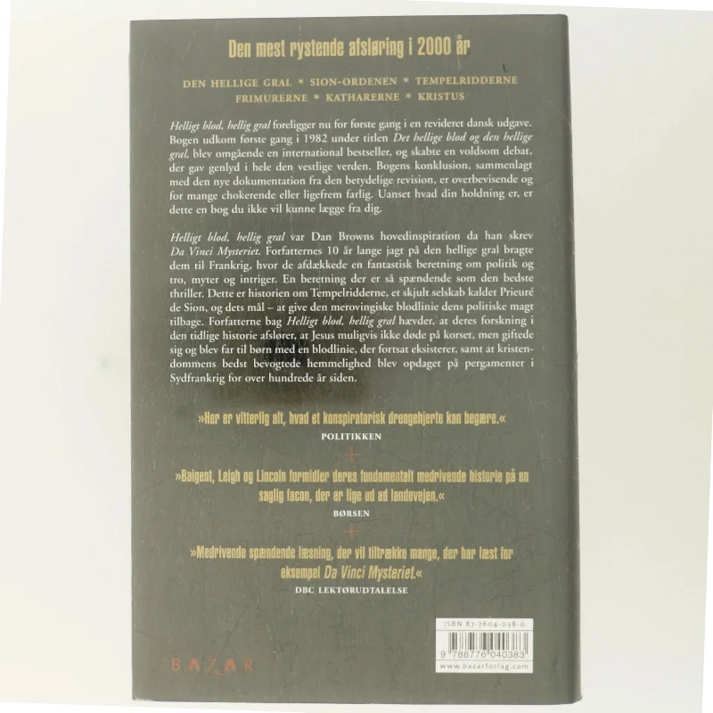 Helligt blod, hellig gral (Bog)