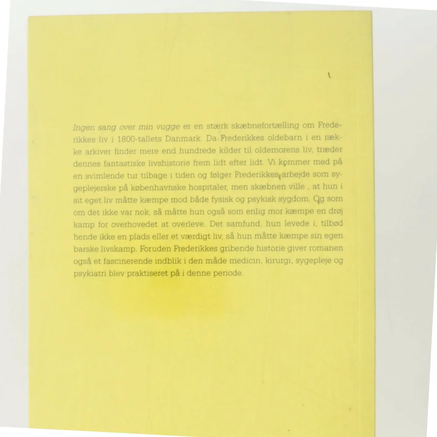 Ingen sang over min vugge af Vibeke Rejnholt Pfeiffer (f. 1947) (Bog)