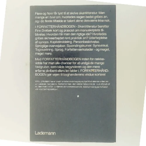 Forfatterhåndbogen af Finn Dreibek (Bog)