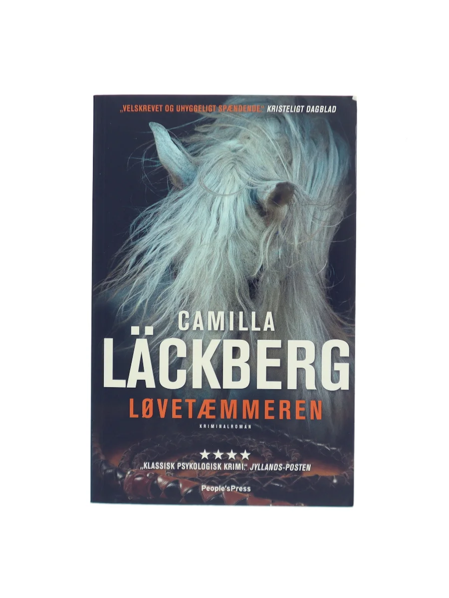 Forsiden af Løvetæmmeren (Lejontämjaren) af Camilla Läckberg