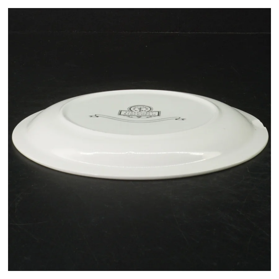 Dekorativt porcelænstallerken fra Gustavsberg (str. Ø. 19 cm)