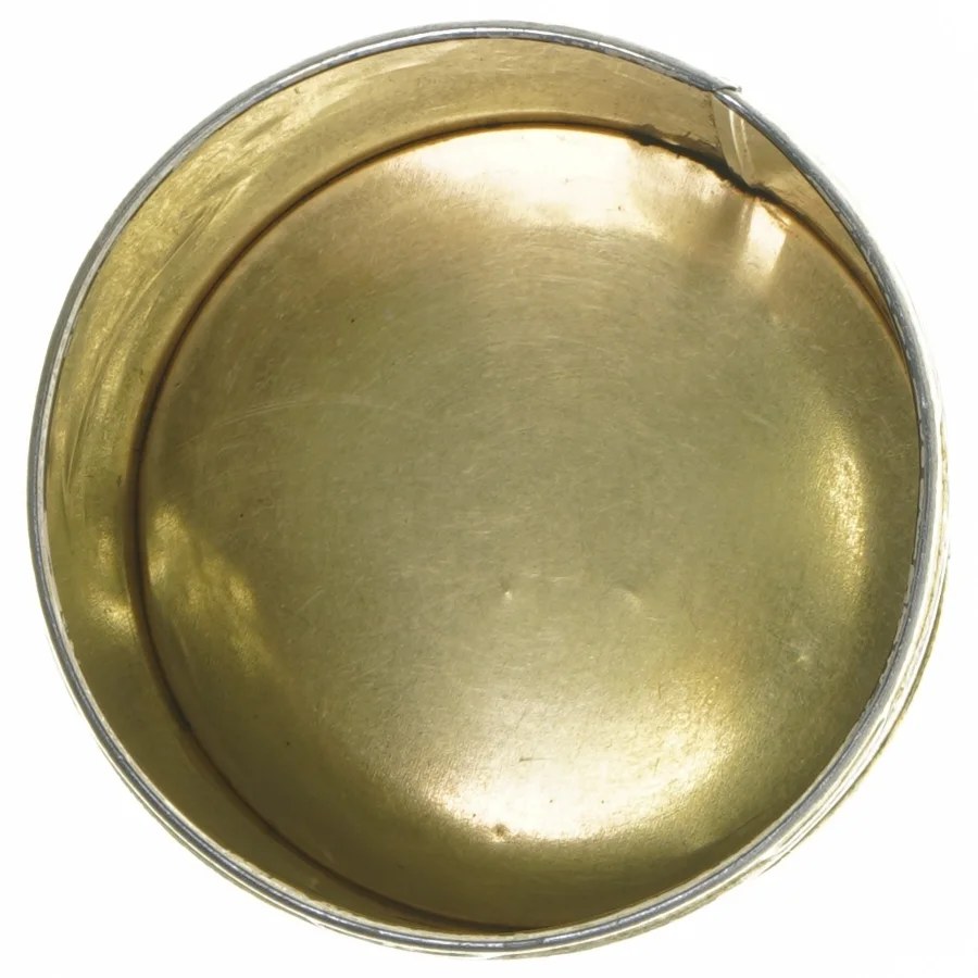 Vintage kaffedåse med låg (str. 16x11 cm)