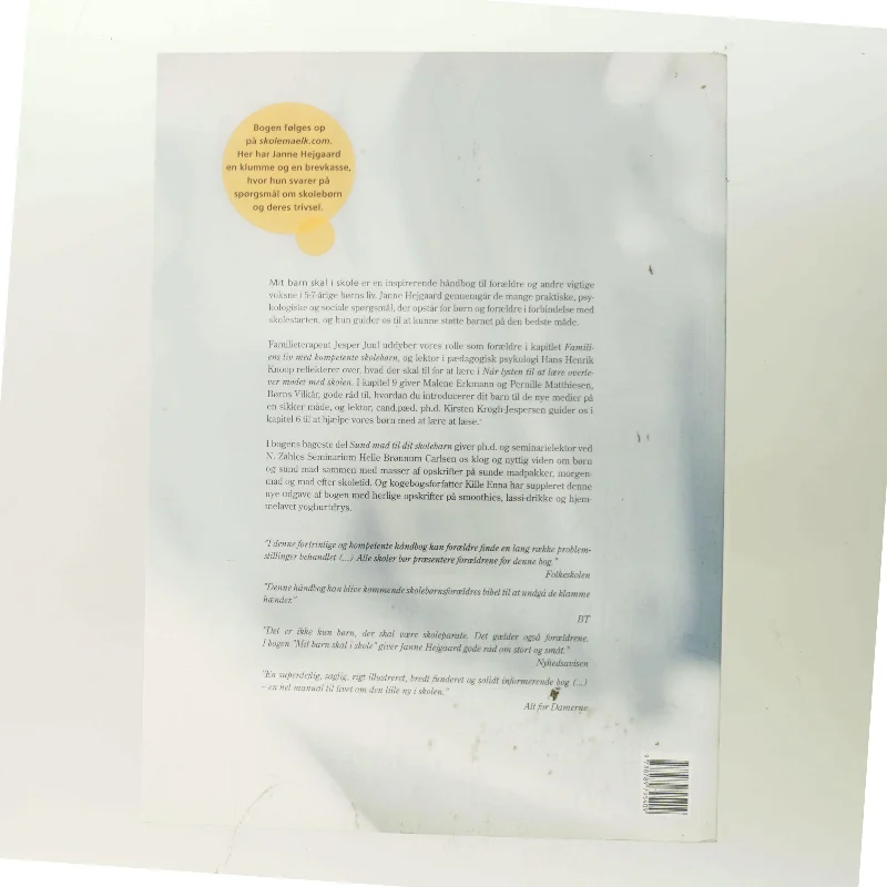 Mit barn skal i skole : forældrehåndbogen af Janne Hejgaard (Bog)