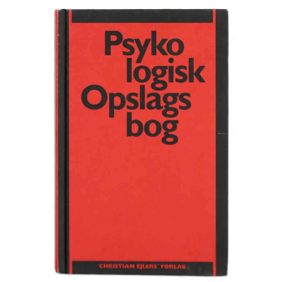 Psykologisk opslagsbog : alfabetisk ordnet af Karsten Schnack (Bog)