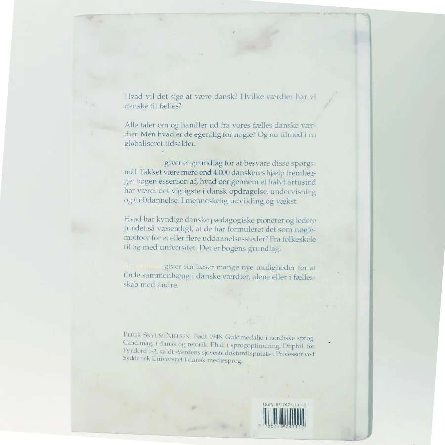 Arveguldet : danskernes værdier af Peder Skyum-Nielsen (Bog)