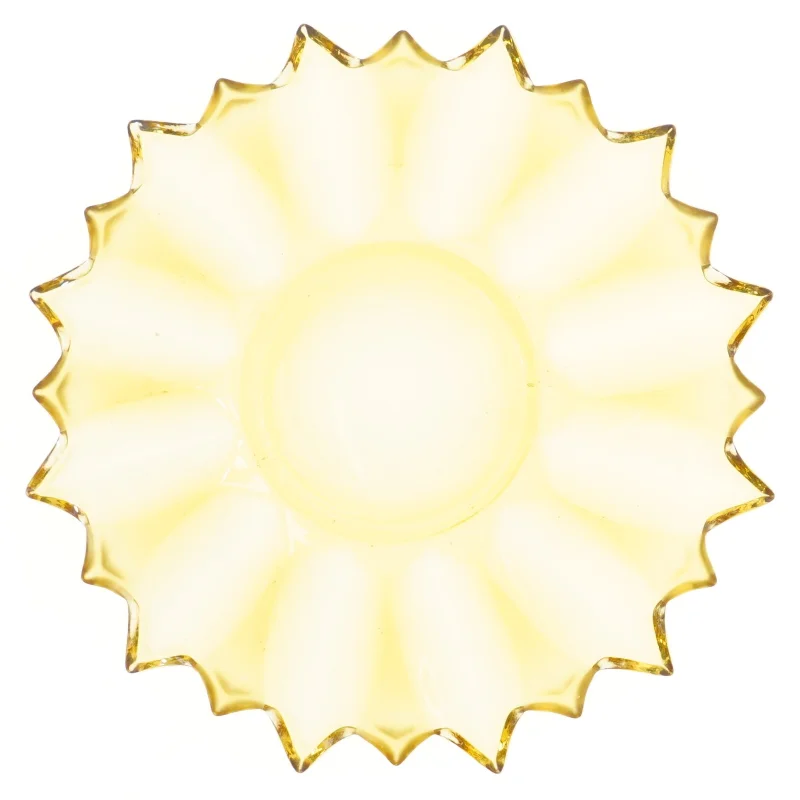 Glas dekoration skål (str. Ø 29,5 cm)