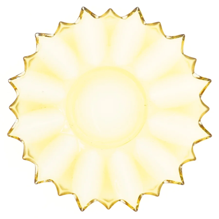 Glas dekoration skål (str. Ø 29,5 cm)