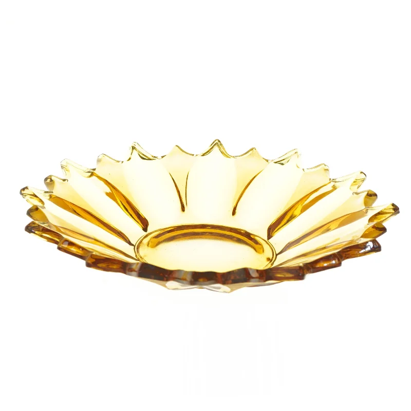 Glas dekoration skål (str. Ø 29,5 cm)