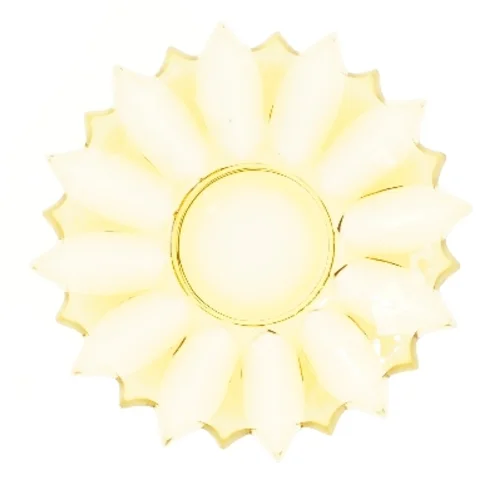 Glas dekoration skål (str. Ø 29,5 cm)