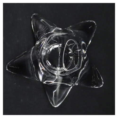Glas stjernelysestage (str. Ø. 13,5 cm)
