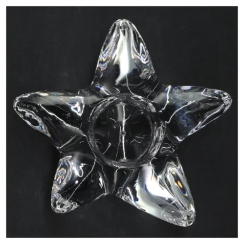 Glas stjernelysestage (str. Ø. 13,5 cm)