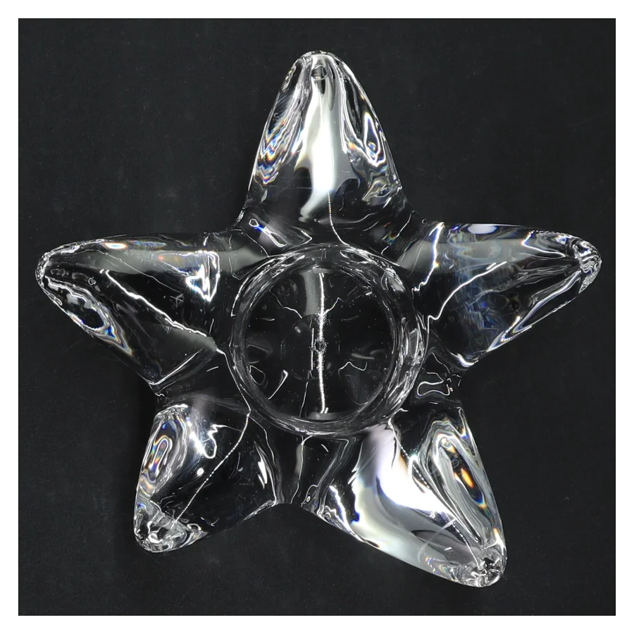 Glas stjernelysestage (str. Ø. 13,5 cm)