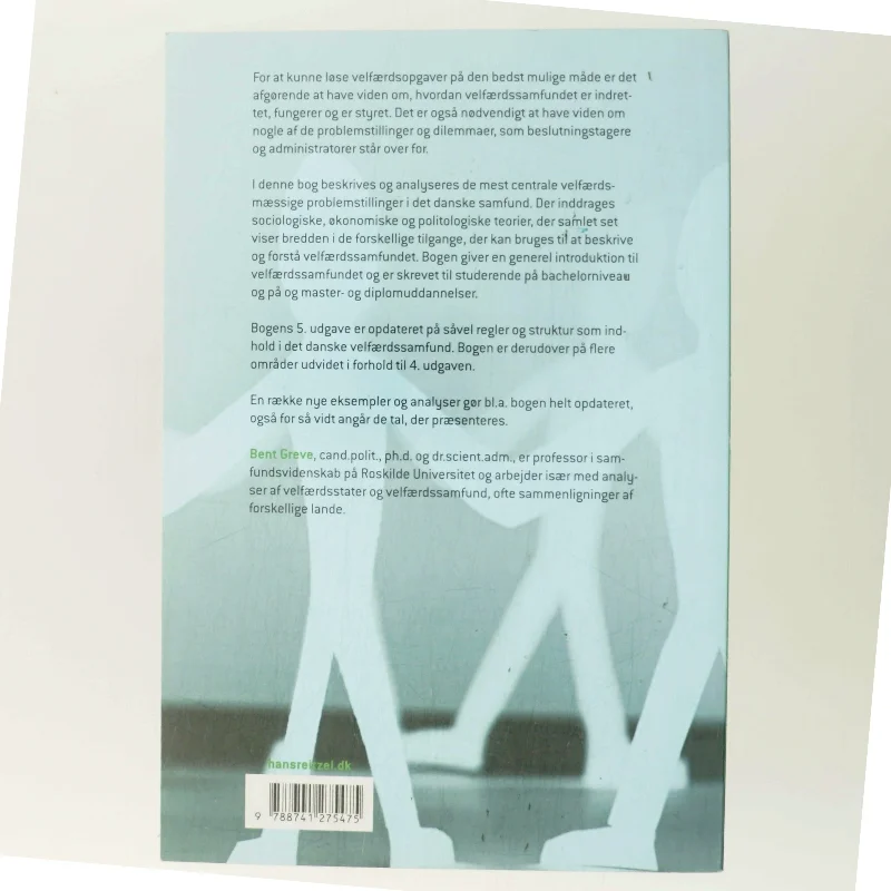 Velfærdssamfundet : en grundbog af Bent Greve (Bog)