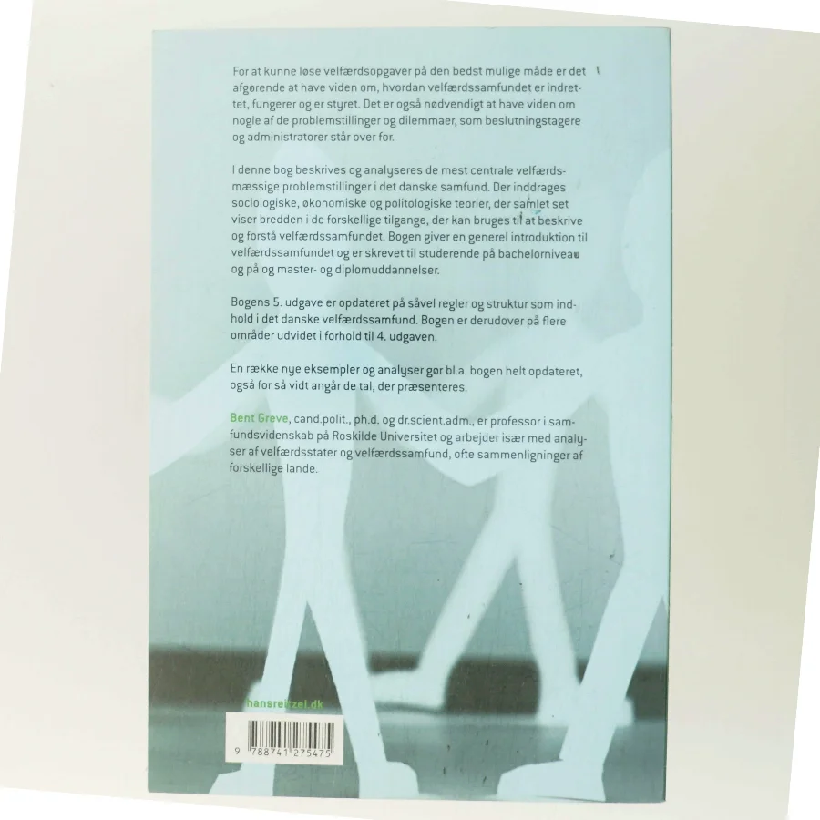 Velfærdssamfundet : en grundbog af Bent Greve (Bog)