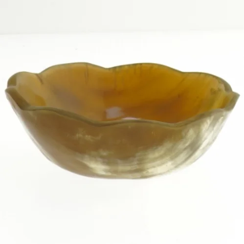 Skål lavet af horn (str. 4x12 cm)