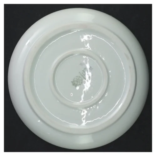 Hvid porcelænstallerken (str. 16 cm i diameter)