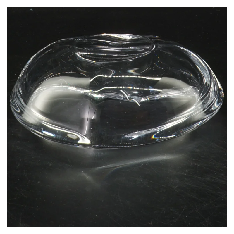 Glashjerte formet skål (str. Ø 14 cm)