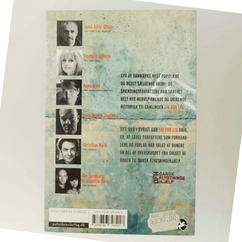 Liv for liv : krimi- og spændingshistorier af Jussi Adler-Olsen (Bog)