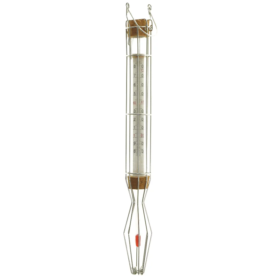 Glasrør termometer (str. 32 cm)