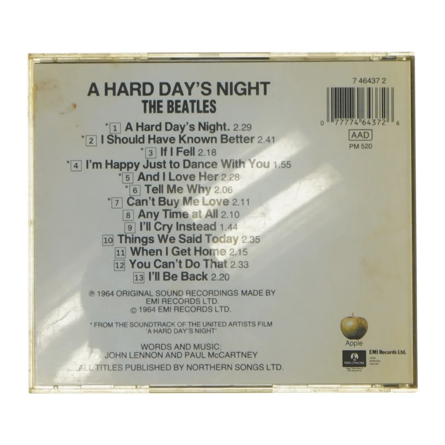 The Beatles CD - A Hard Day's Night