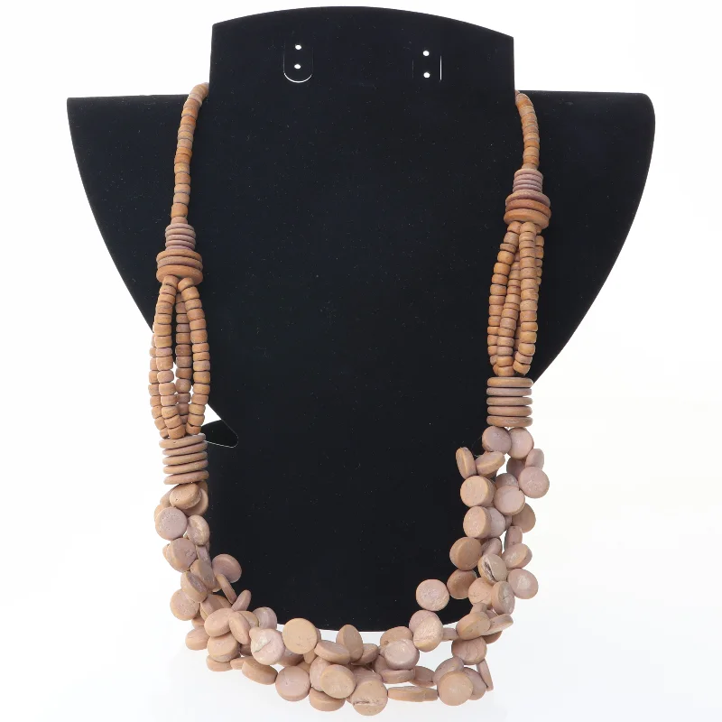 Træhalskæde (str. 62 cm)