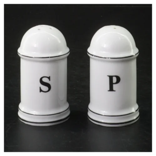 Salt- og pebersæt (str. 8 cm ø. 4,5 cm)