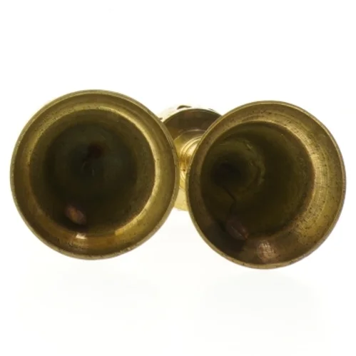 Messing lysestager, 10,5 cm (str. 10,5 cm)