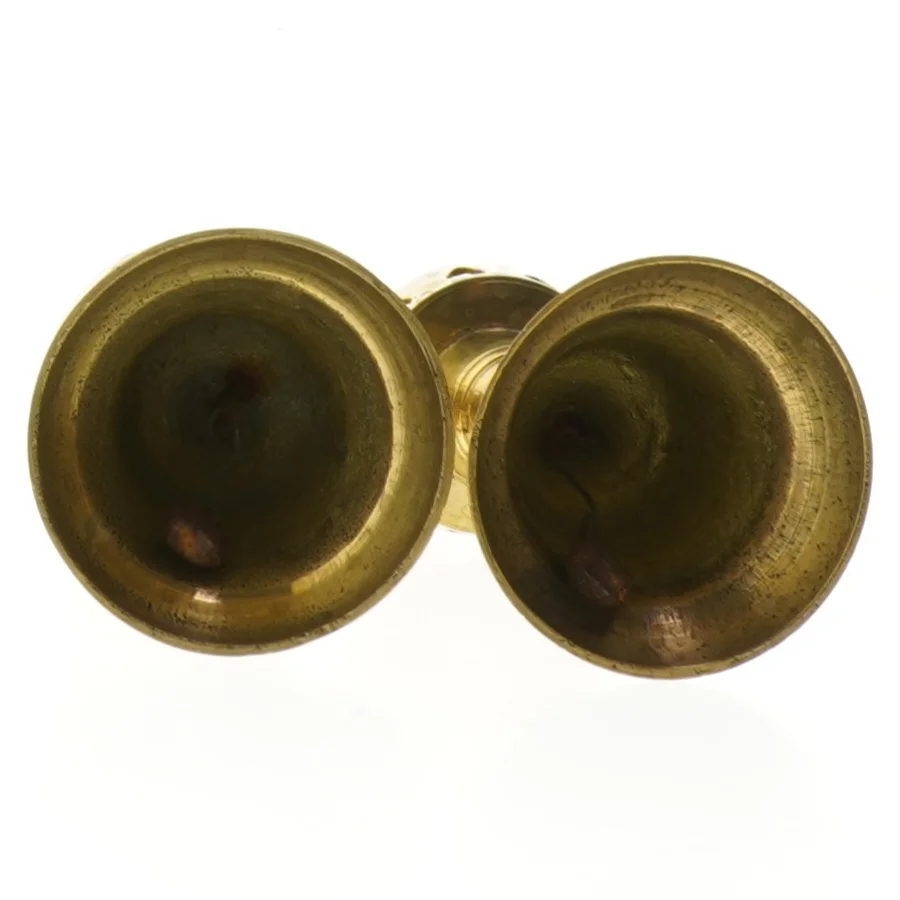 Messing lysestager, 10,5 cm (str. 10,5 cm)