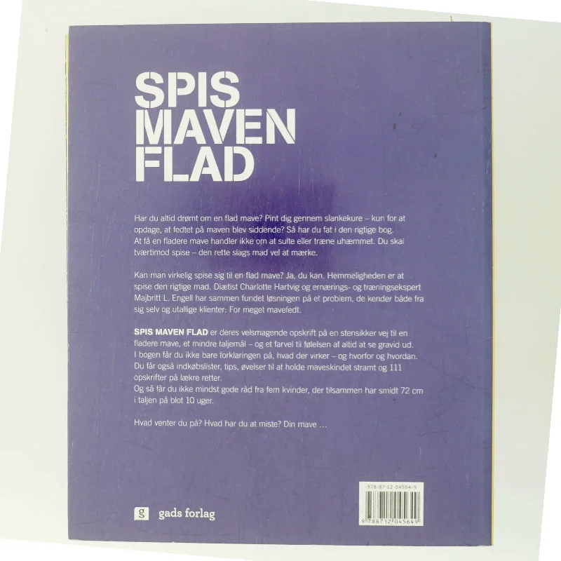 Spis maven flad : sådan gør du : 111 skønne opskrifter af Charlotte Hartvig (Bog)