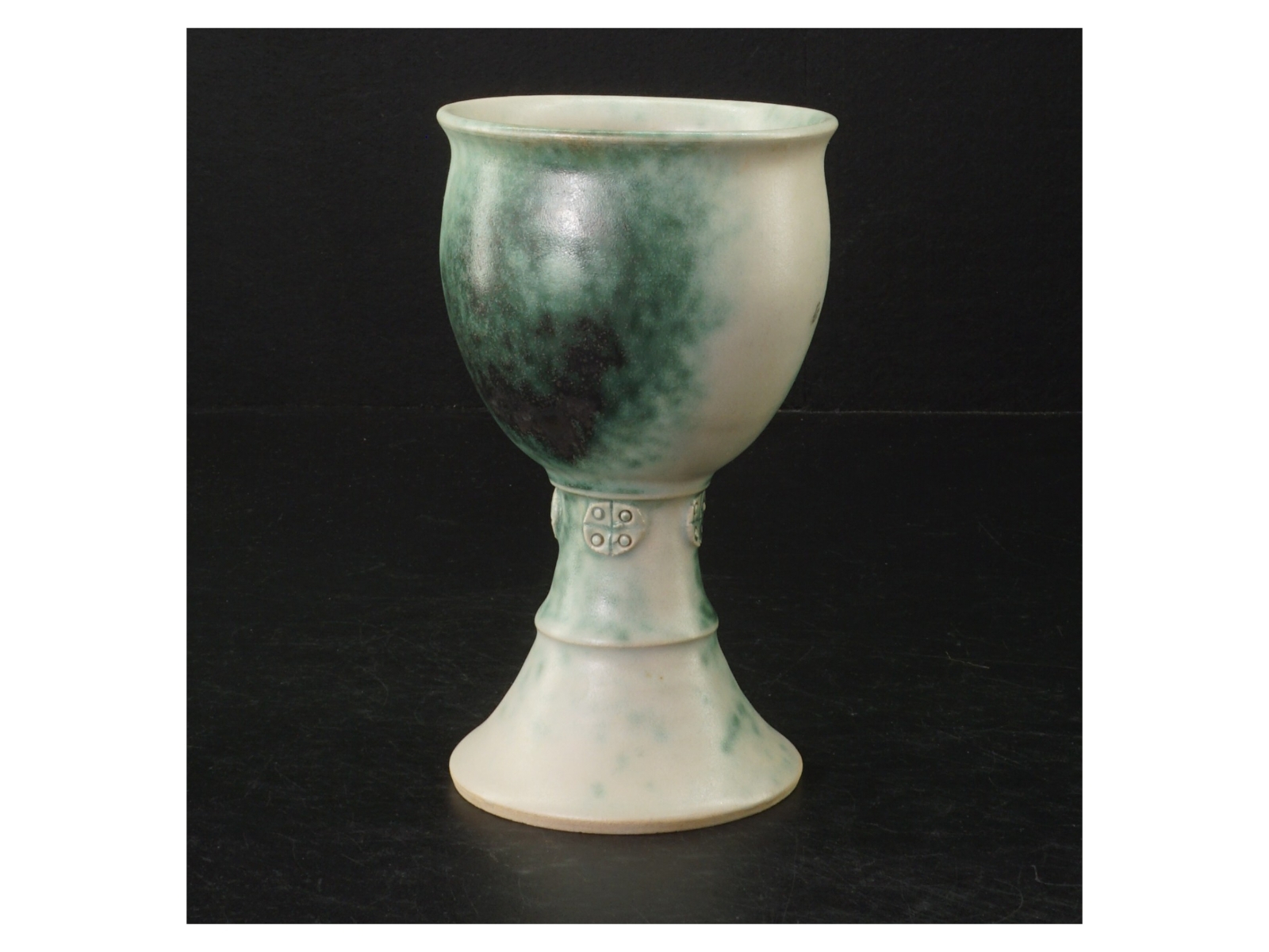 Keramik vase (str. H 14,5 cm ø. 8,5 cm)