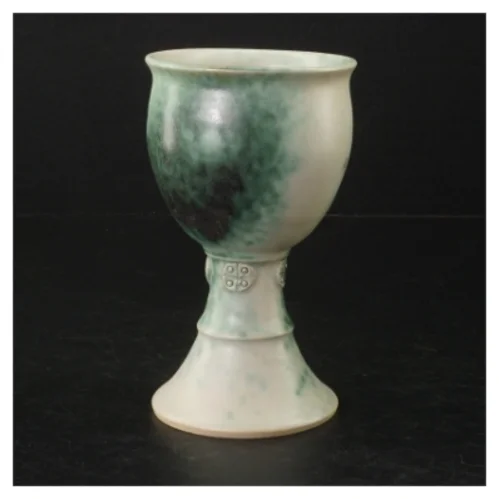 Keramik vase (str. H 14,5 cm ø. 8,5 cm)