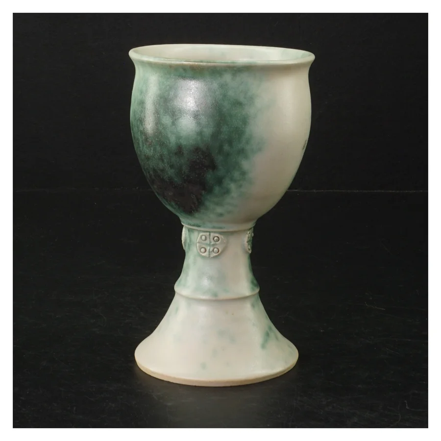 Keramik vase (str. H 14,5 cm ø. 8,5 cm)