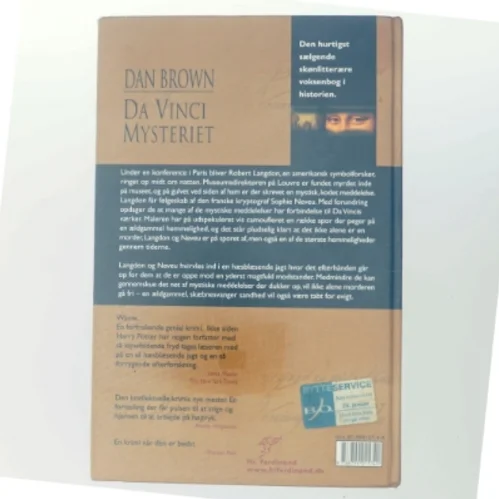 Da Vinci Mysteriet af Dan Brown (Bog)