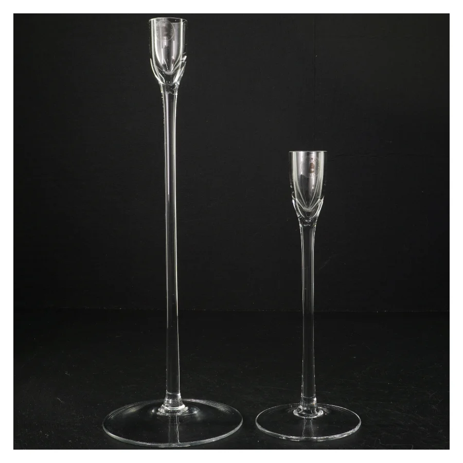 Lysestager (str. 30 og 20 cm. 3 cm i diameter)