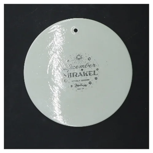 Juleplatte 'December Mirakel' fra Bjørn Wiinblad (str. Ø 15 cm)