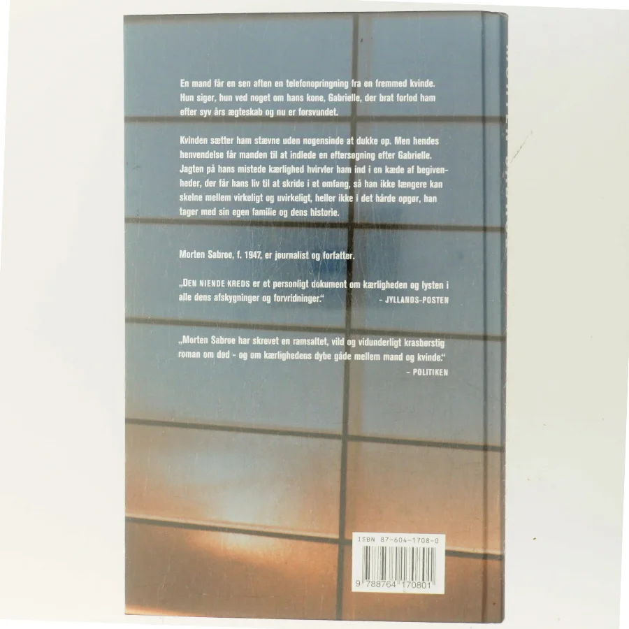 Den niende kreds af Morten Sabroe (Bog)