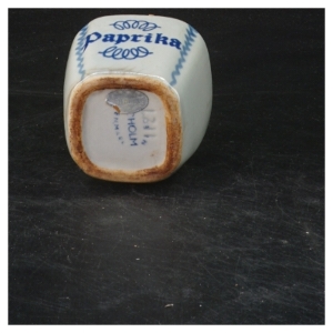 Keramisk paprika krukke fra Søholm (str. 8x5x5 cm)