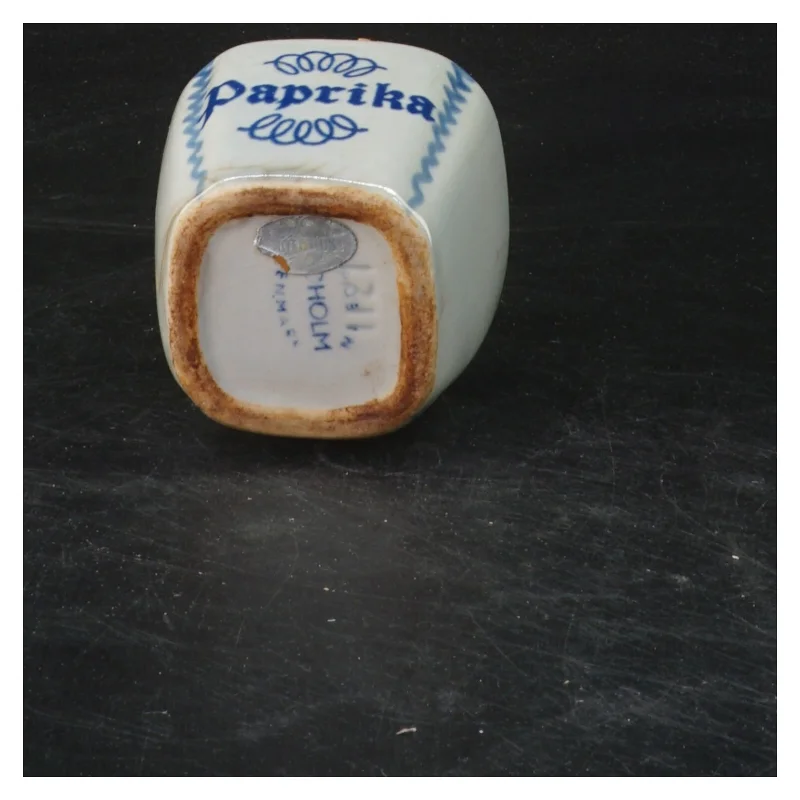 Keramisk paprika krukke fra Søholm (str. 8x5x5 cm)