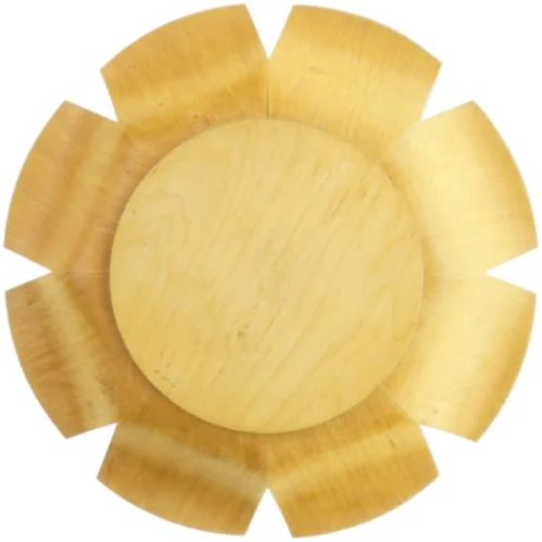 Flot træskål til bl.a. frugt (str. Ø 33 cm)