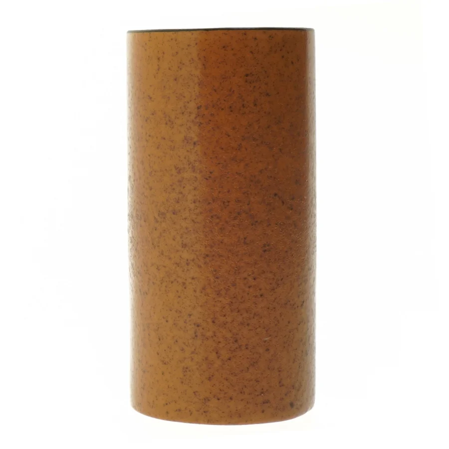 Brun keramik vase fra Nittsjö (str. 17 cm)