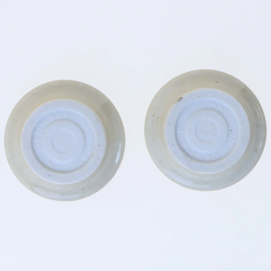 To lysestager fra D/A (str. Ø 4,5 cm)