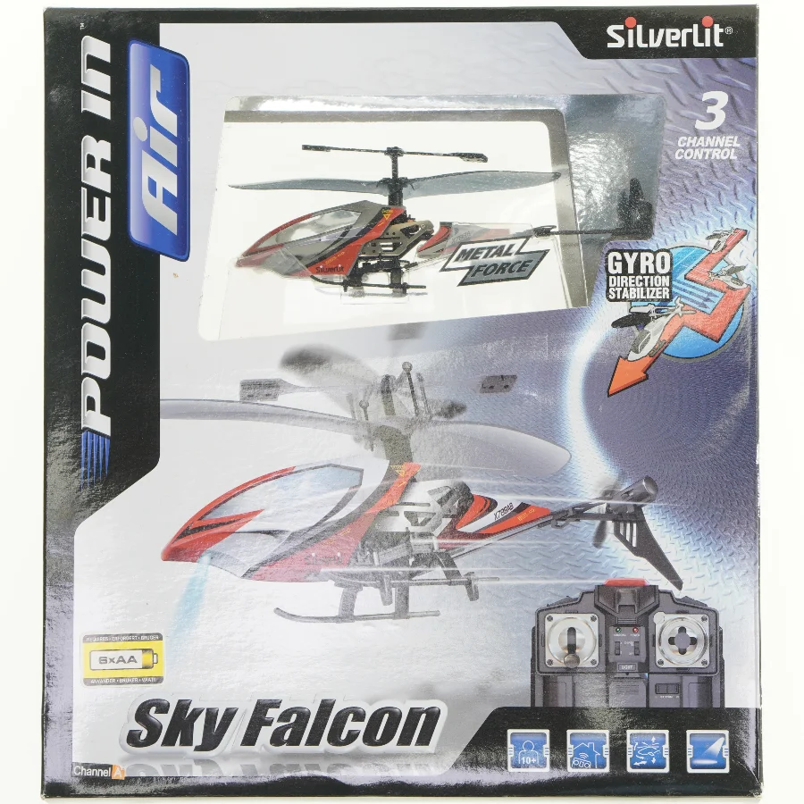 Fjernstyret helikopter fra Silver Lit (str. 33 x 33 cm)