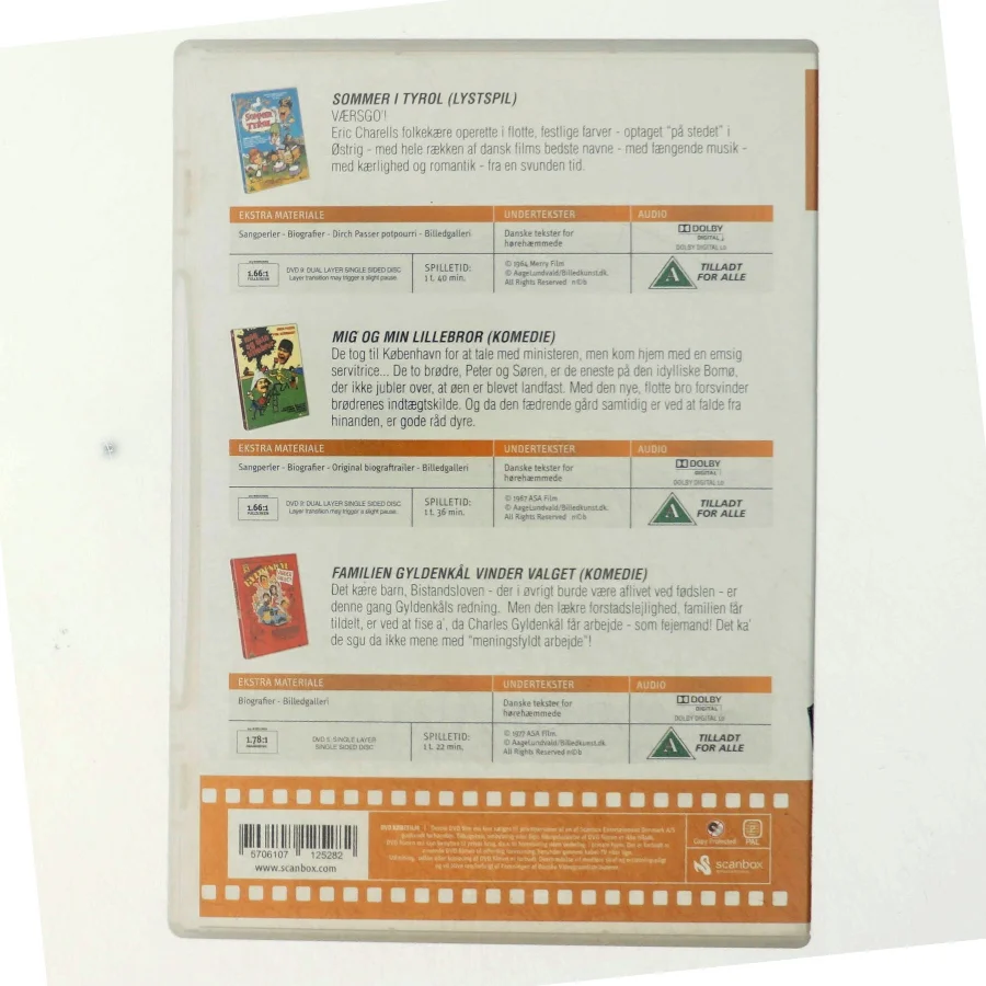 Mig & Min Lillebror+sommer I Tyrol+fam. Gyldenkål (DVD)