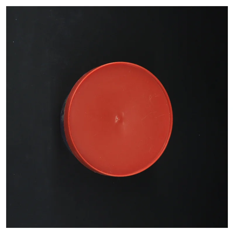 Plastikbeholder med blomstermønster (str. 15 cm)