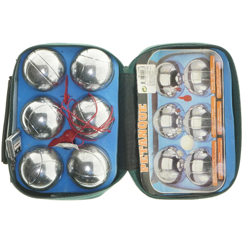 Petanque sæt med kugler fra Sports Play (str. 24x16,5x8 cm)