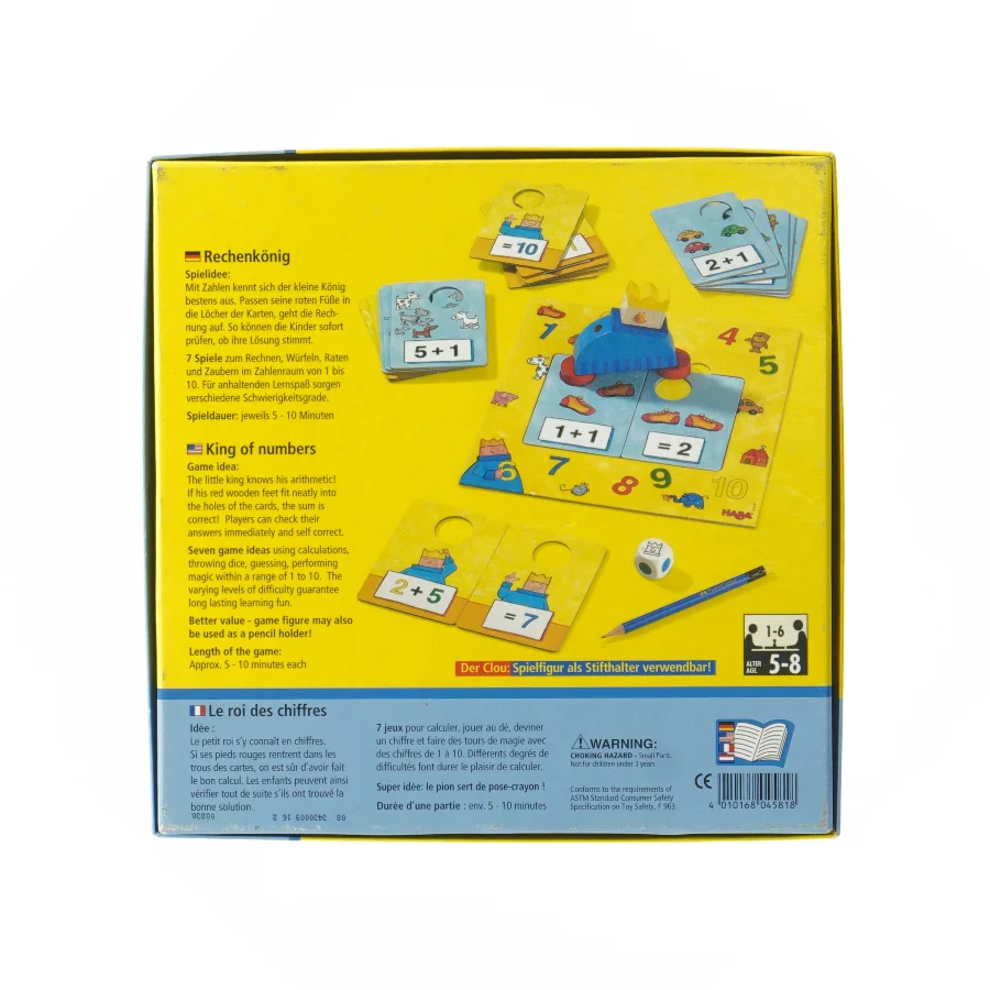 HABA regne leg-og-lær sæt fra Haba (str. 22, 22 x 5 cm)